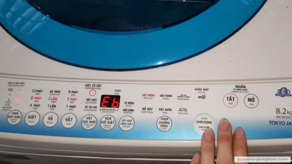 lỗi e6 máy giặt toshiba